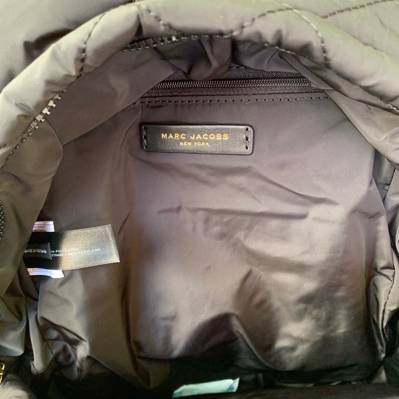 Marc Jacobs Quilted Black Nylon School Backpack - Picture 5 of 11
